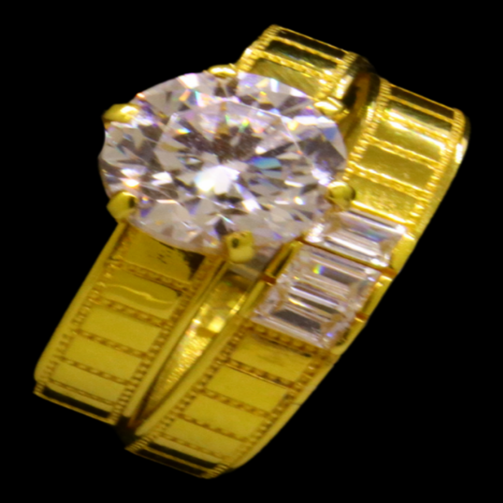 21K Gold Bridal Ring